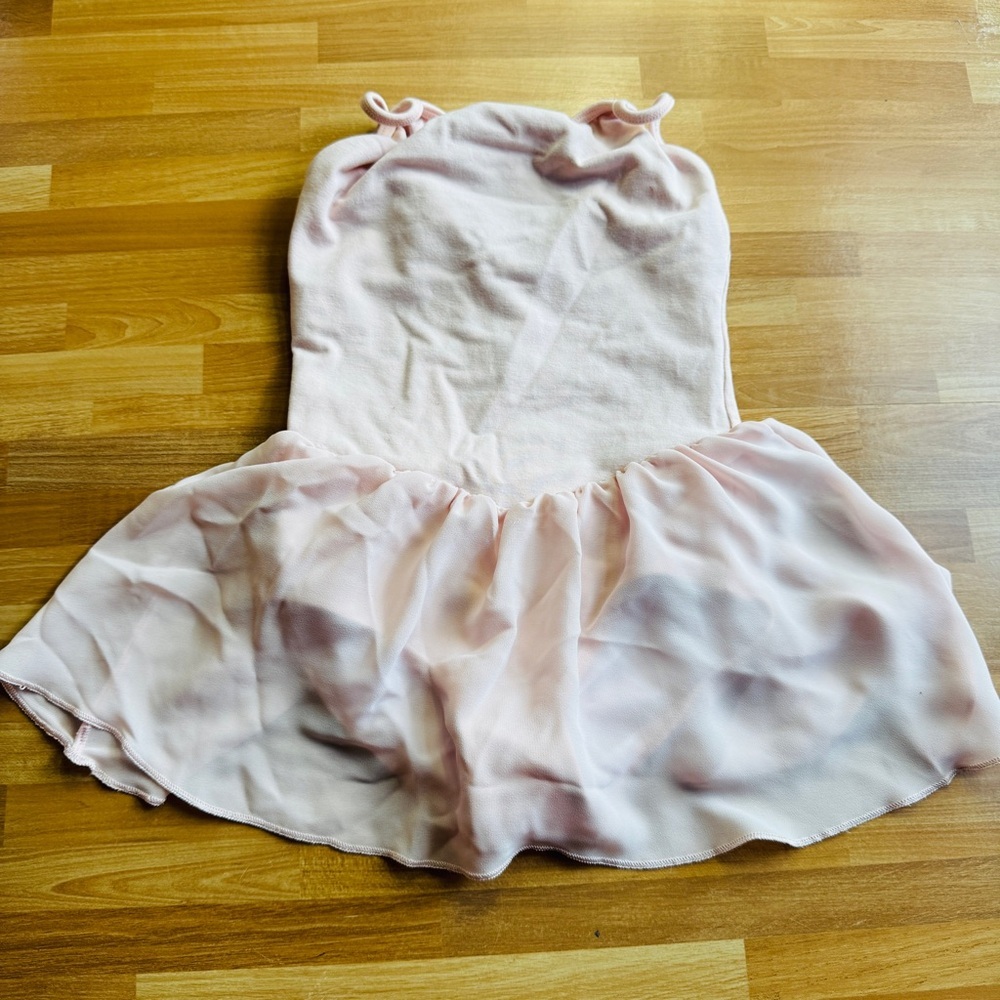 Bloch pink dance leotard size 6/7